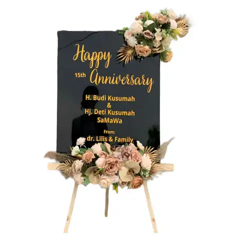 Papan Bunga Akrilik Podo